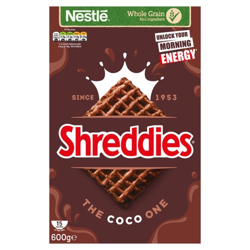 Shreddies Coco Chocolate Breakfast Cereal thumbnail 3