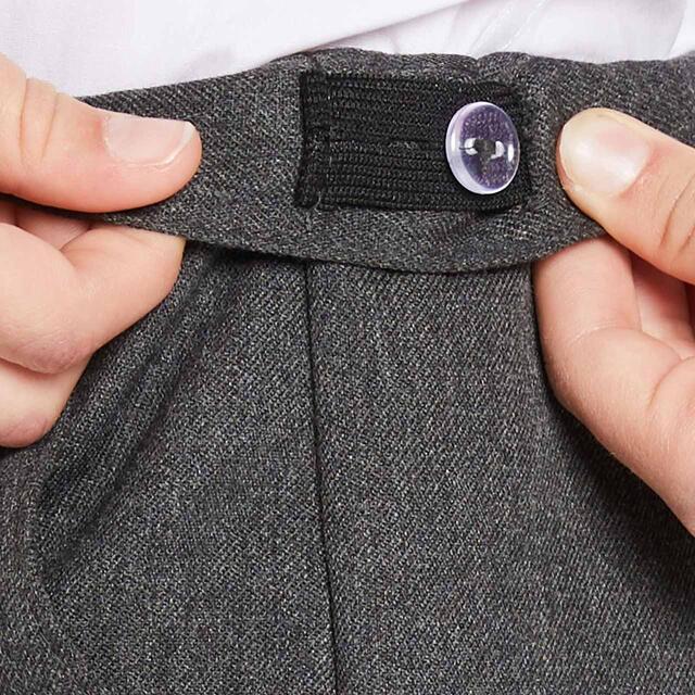 M&S Boys Regular Leg Cargo School Shorts, 4-14 Years, Grey thumbnail 2