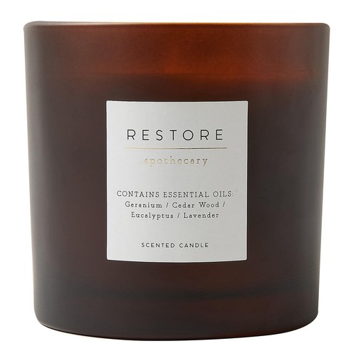 M&S Apothecary Restore Large 3 Wick Scented Candle thumbnail 2