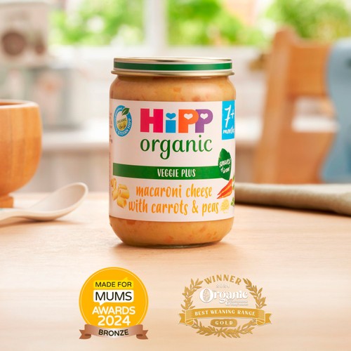 HiPP Organic Macaroni Cheese with Carrots & Peas Baby Food 7+ months thumbnail 6