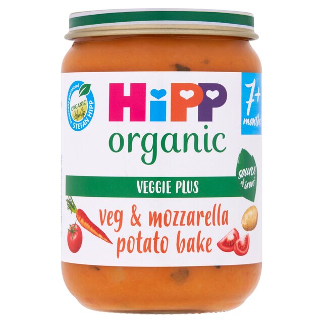 HiPP Organic Veg & Mozzarella Potato Bake Baby Food Jar 7+ Months