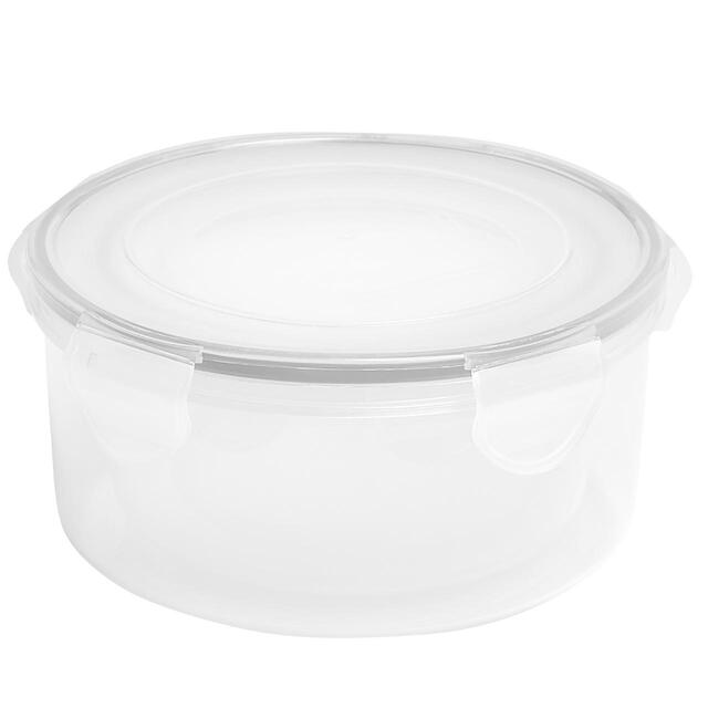 M&S Round Clip Storage Containers, Grey thumbnail 2