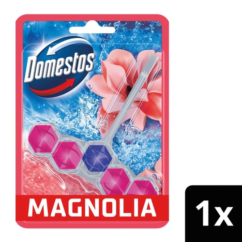 Domestos Power 5 Toilet Rim block Pink