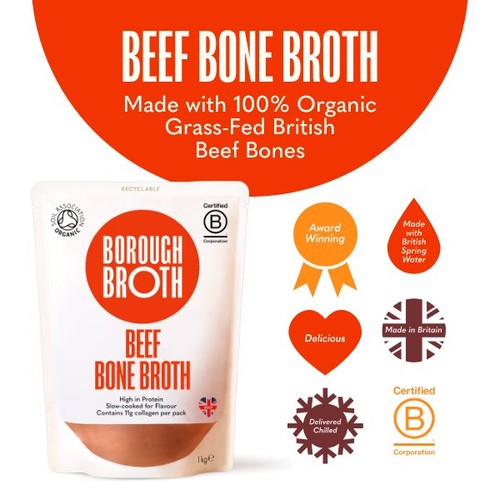 Borough Broth Organic Beef Bone Broth Large Pack thumbnail 3