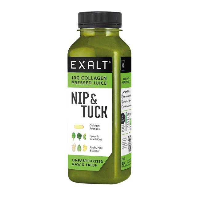 EXALT Nip & Tuck Cold-Pressed Green Juice with Collagen thumbnail 2