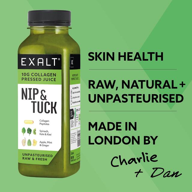 EXALT Nip & Tuck Cold-Pressed Green Juice with Collagen thumbnail 3