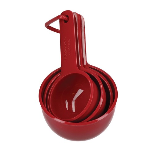 KitchenAid Universal Measuring Cup Set, Red thumbnail 2