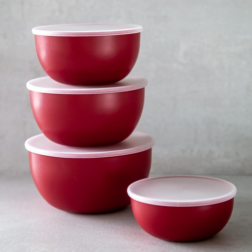 KitchenAid Universal Prep Bowl Set, Red thumbnail 2