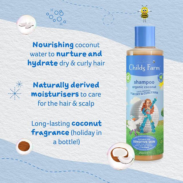 Childs Farm Kids Organic Coconut Coco-Nourish Shampoo thumbnail 4