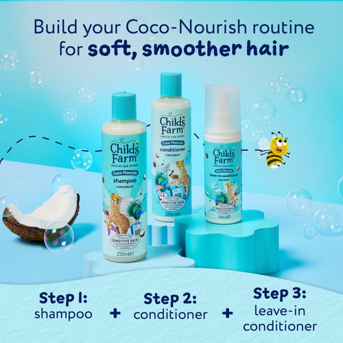 Childs Farm Kids Organic Coconut Coco-Nourish Conditioner  thumbnail 5