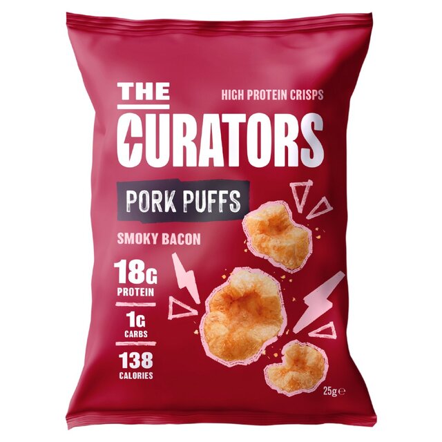 The Curators Smoky Bacon Pork Puffs