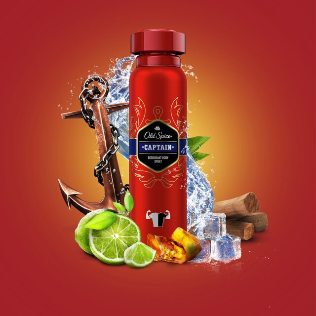 Old Spice Deodorant Spray Captain thumbnail 4