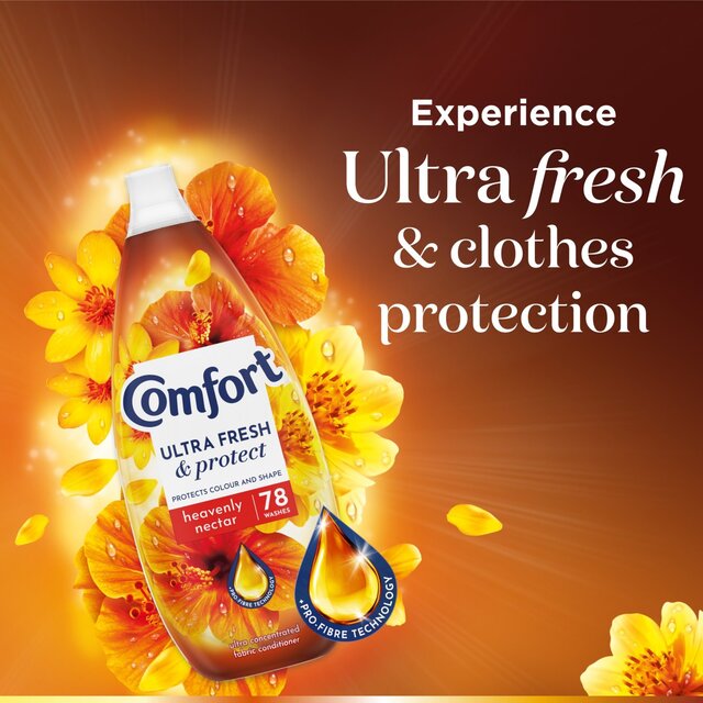 Comfort Ultra Fresh & Protect Fabric Conditioner Heavenly Nectar 78 washes thumbnail 3