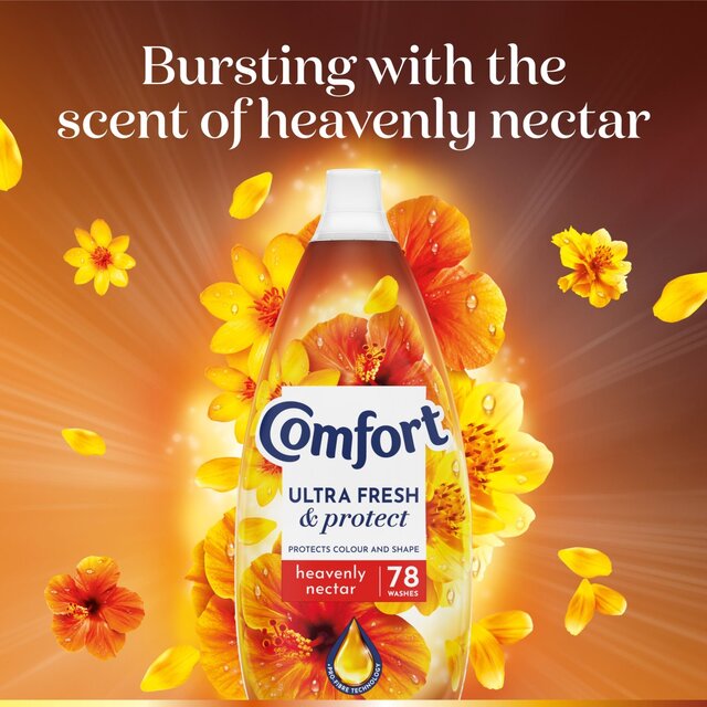 Comfort Ultra Fresh & Protect Fabric Conditioner Heavenly Nectar 78 washes thumbnail 4
