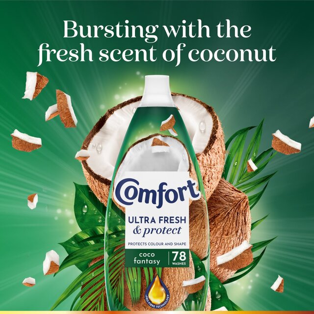 Comfort Ultra Fresh & Protect Fabric Conditioner Coco Fantasy 78 washes thumbnail 2