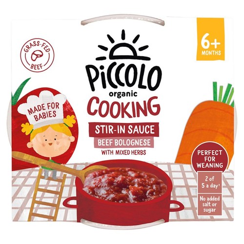 Piccolo Organic Beef Bolognese Sauce, 6 mths+  thumbnail 2