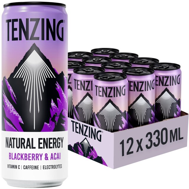 TENZING Natural Energy Blackberry & Acai BCAA Case