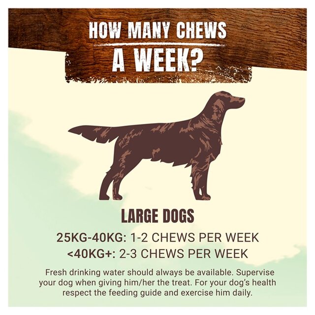 Adventuros Wild Chew Venison Large Dog Treats thumbnail 7