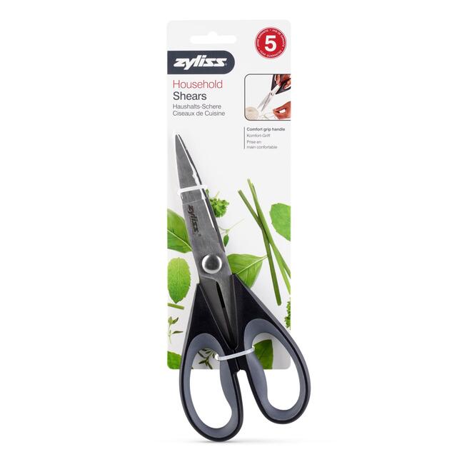 Zyliss Black Kitchen Scissors, 22.5cm thumbnail 2