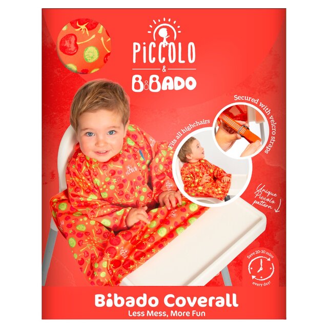 Piccolo X BiBADO Weaning Bib, Red