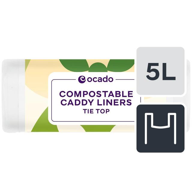Ocado Compostable Caddy Liners 5L