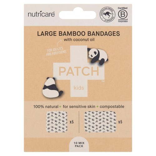 PATCH Kids Bamboo Sensitive Plasters Large