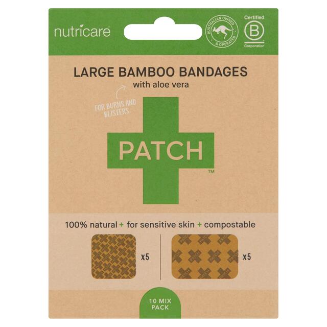 PATCH Bamboo Sensitive Plasters Aloe Vera Large