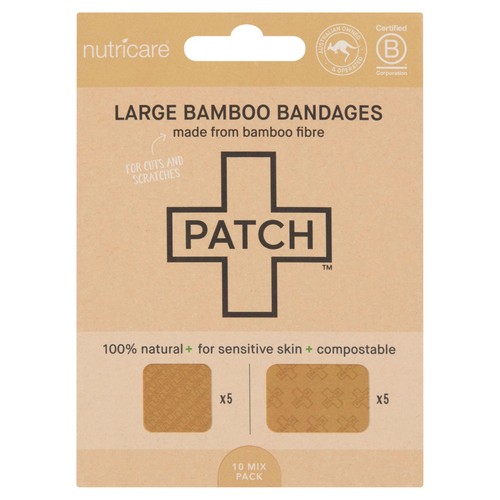 PATCH Bamboo Sensitive Plasters Natural Large