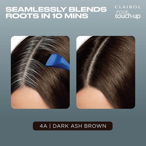 Clairol Root Touch-Up Hair Dye 4A Dark Ash Brown thumbnail 2