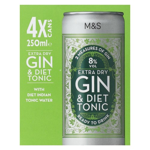 M&S Gin & Diet Tonic