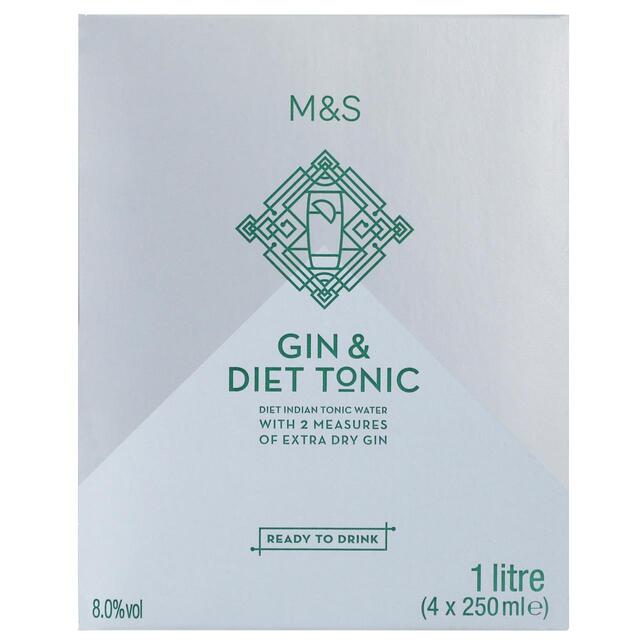 M&S Gin & Diet Tonic
