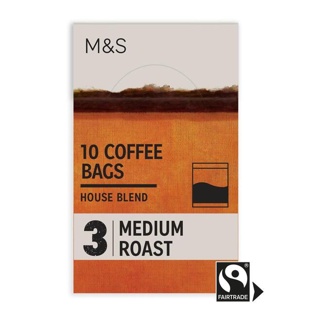 M&S Individually Wrapped House Blend Coffee Bags