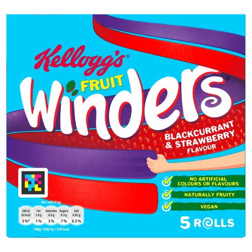 Kellogg's Winders Strawberry & Blackcurrant thumbnail 2