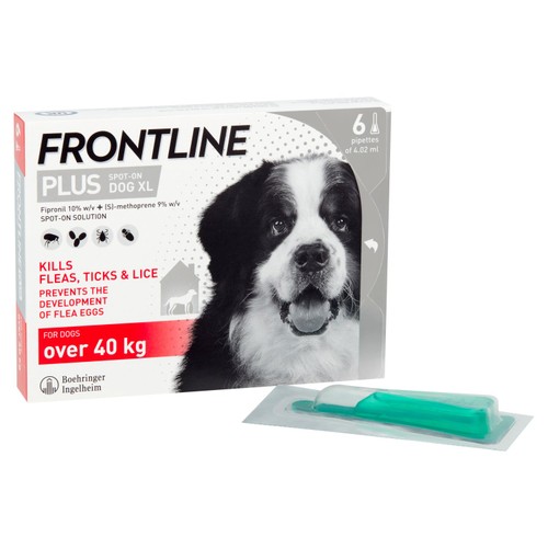 FRONTLINE Plus Flea & Tick Treatment XL Dog 40-60kg thumbnail 4