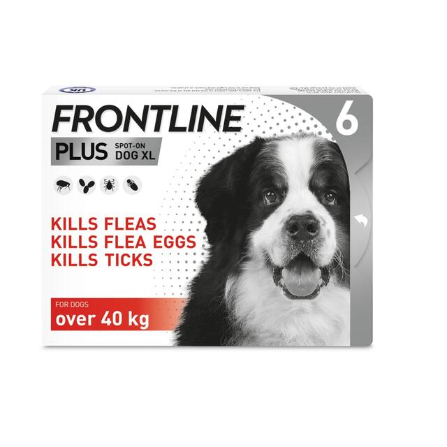 FRONTLINE Plus Flea & Tick Treatment XL Dog 40-60kg thumbnail 2