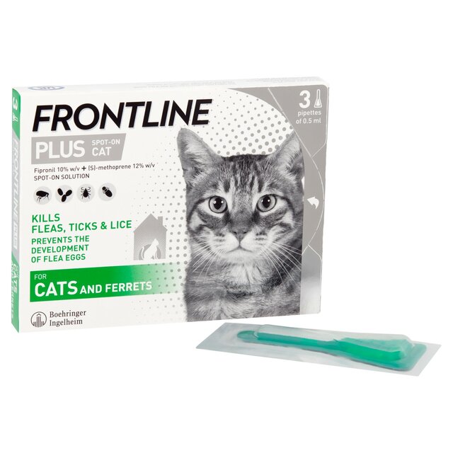 FRONTLINE Plus Flea & Tick Treatment Cat thumbnail 3
