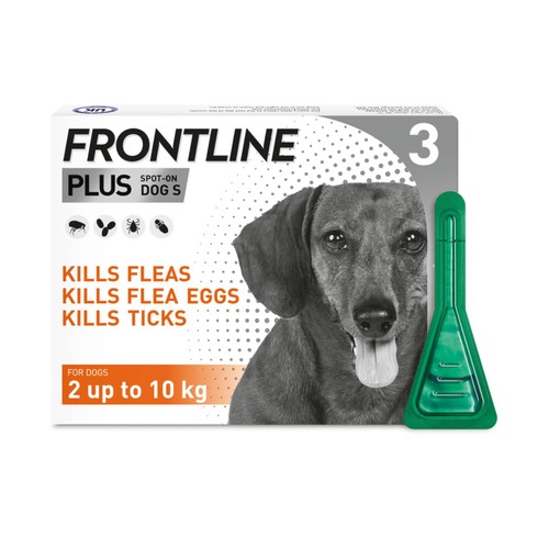 FRONTLINE Plus Flea & Tick Treatment Small Dog 2-10kg thumbnail 2