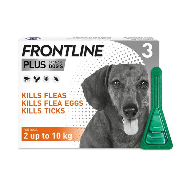 FRONTLINE Plus Flea & Tick Treatment Small Dog 2-10kg thumbnail 2