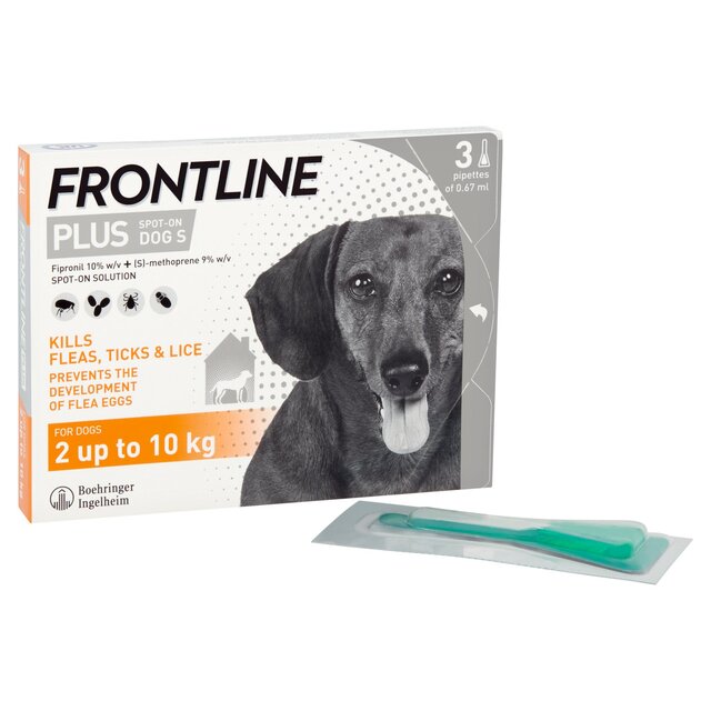 FRONTLINE Plus Flea & Tick Treatment Small Dog 2-10kg thumbnail 3