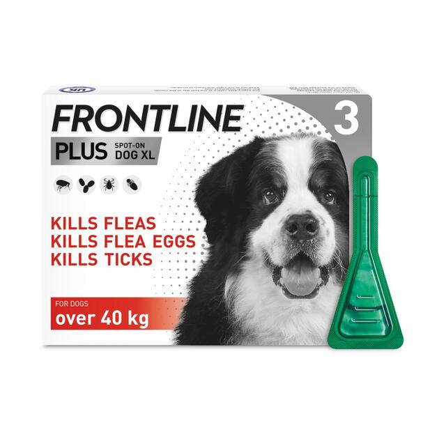 FRONTLINE Plus Flea & Tick Treatment XL Dog 40-60kg thumbnail 2
