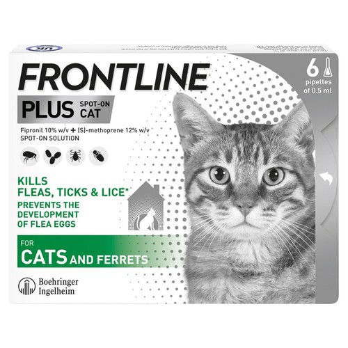 FRONTLINE Plus Flea & Tick Treatment Cat