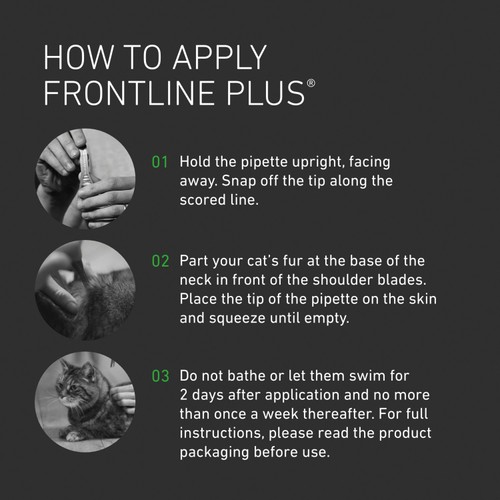 FRONTLINE Plus Flea & Tick Treatment Cat thumbnail 5