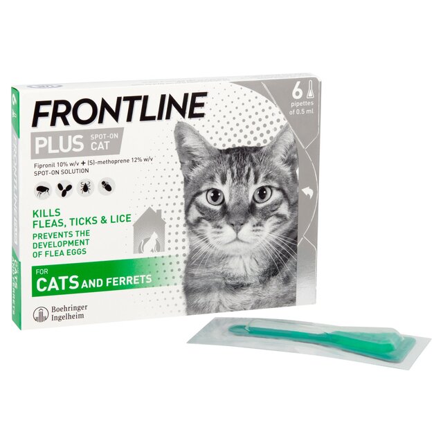 FRONTLINE Plus Flea & Tick Treatment Cat thumbnail 2