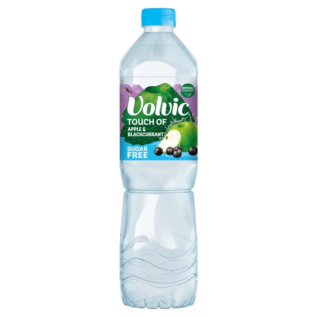 Volvic Touch of Fruit Apple & Blackcurrant Sugar Free Still Flavoured Water thumbnail 2