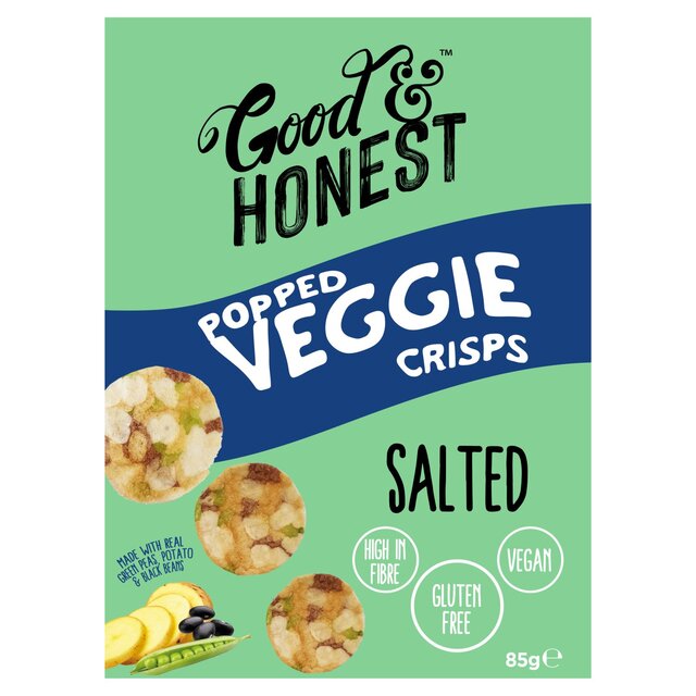 Good & Honest Popped Veggie Soya, Pea, Salted thumbnail 2