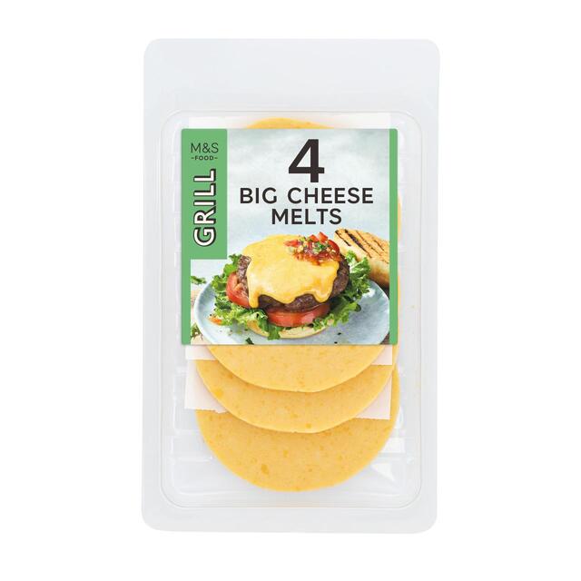 M&S Grill 4 Big Cheese Burger Melts