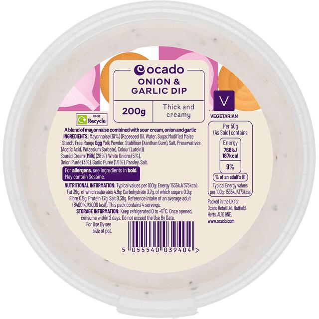 Ocado Onion & Garlic Dip thumbnail 2