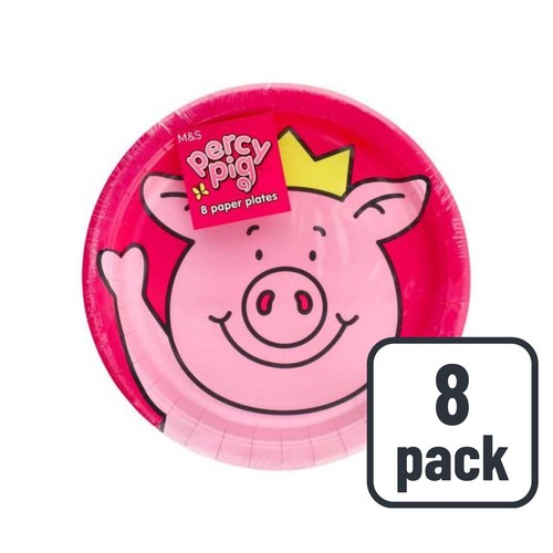 M&S Percy Pig Paper Party Plates thumbnail 2