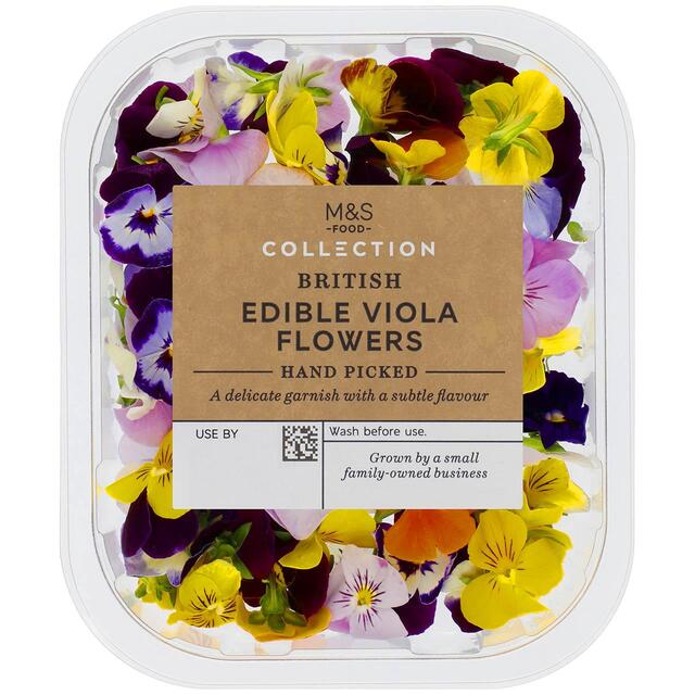 M&S Edible Viola Flowers