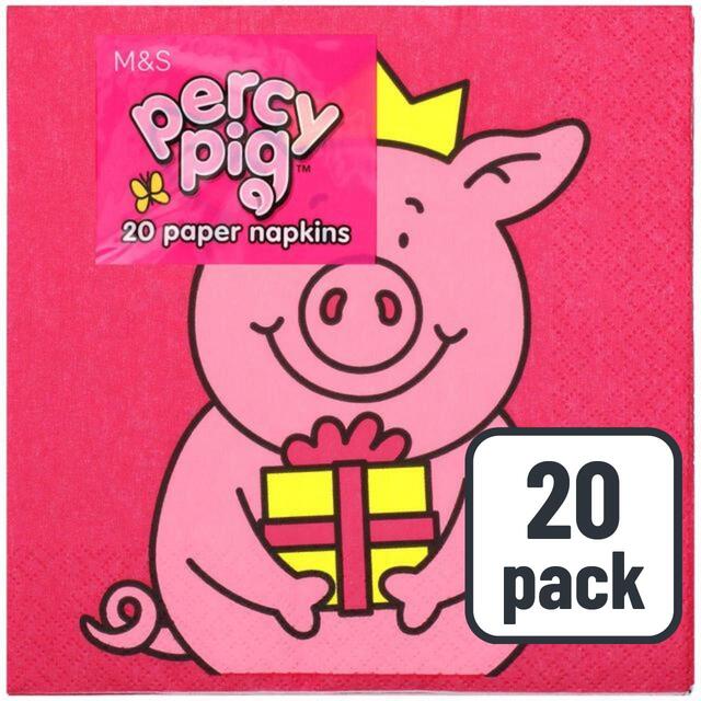 M&S Percy Pig Napkins
